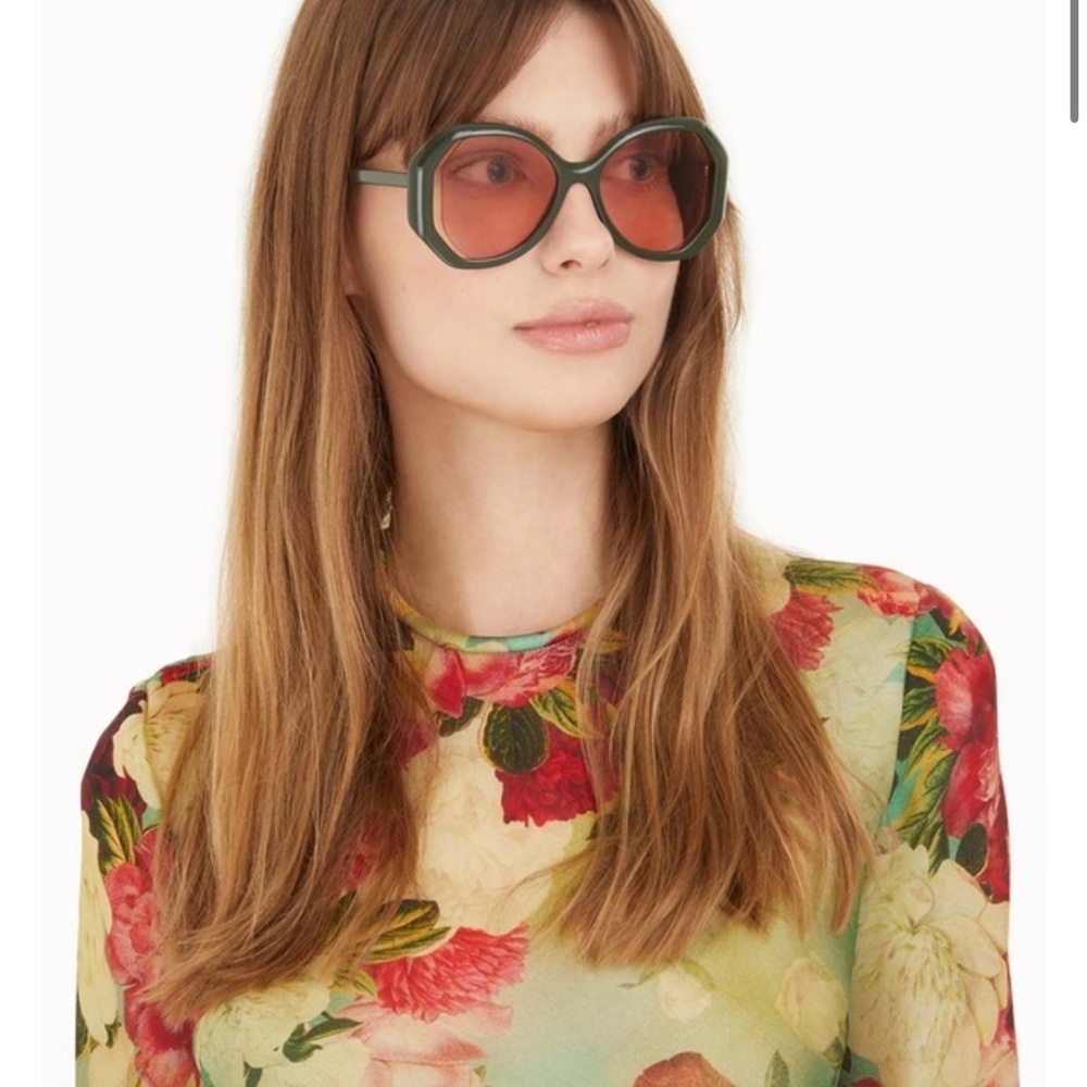 ZIMMERMANN Tama Hexagon Shades in khaki green